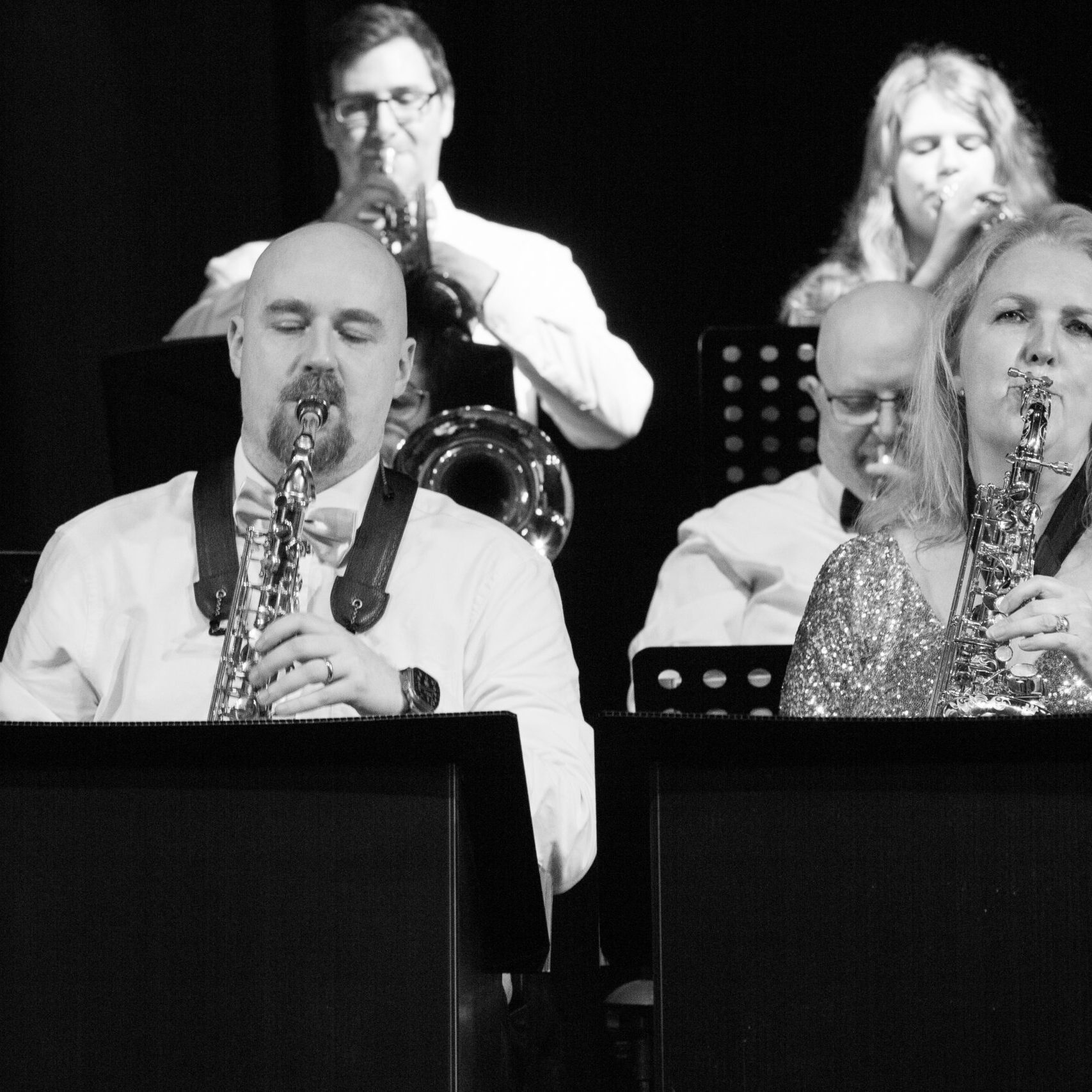 dace sax section (b&w) 68